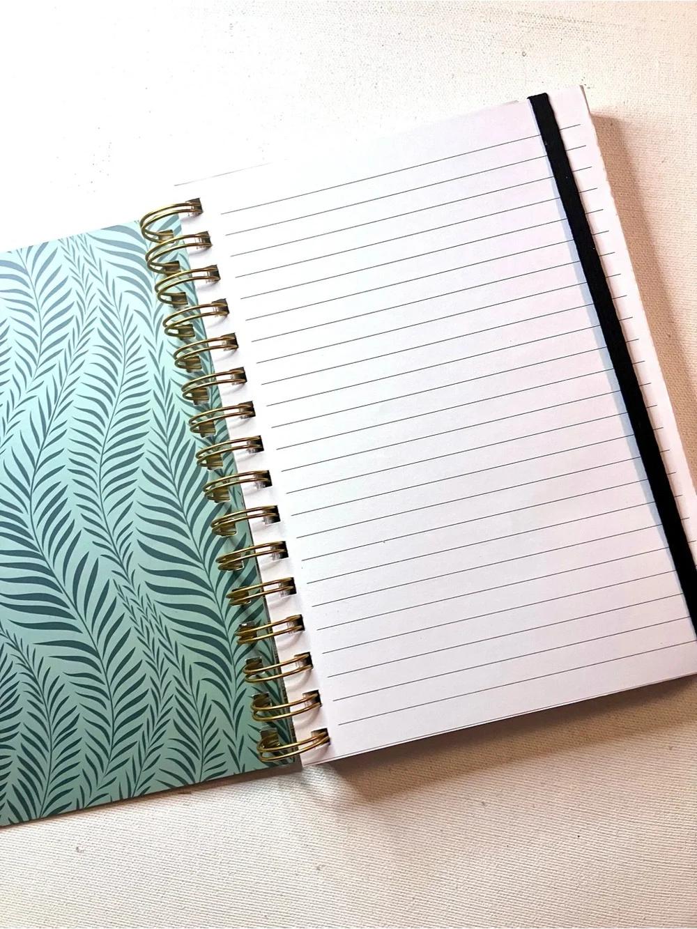 Wild at Heart Leopard Spiral Notebook - Green & Gold